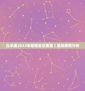 白羊座2023年感情复合展望丨星座感情分析