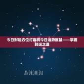 今日财运方位打麻将今日运势属鼠——掌握转运之道