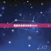 属猴的全部年龄表2023(详解属猴人的各个年龄段特点)