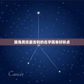 属兔男孩最吉利的名字简单好听点(给宝宝取名的小方法)