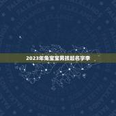 2023年兔宝宝男孩起名字李(寓意美男孩名字推荐)