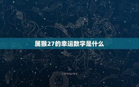 属猴27今日幸运数字(介绍让你的更加顺利)