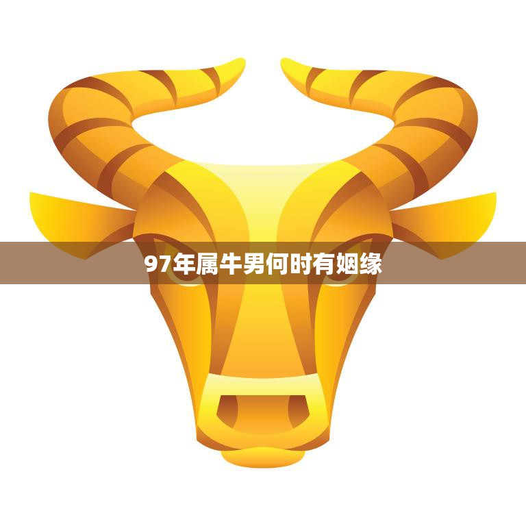 97年属牛男何时有姻缘(解析婚姻运势与时间)