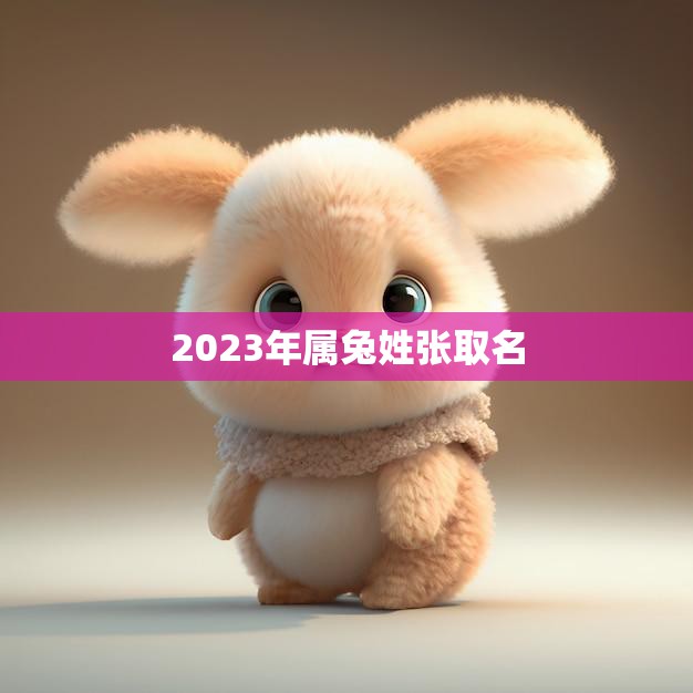 2023年属兔姓张取名(如何选取最佳名字)