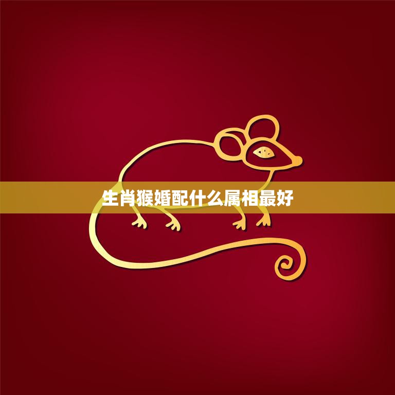 生肖猴婚配什么属相最好(解析猴配龙、鼠、牛最佳)