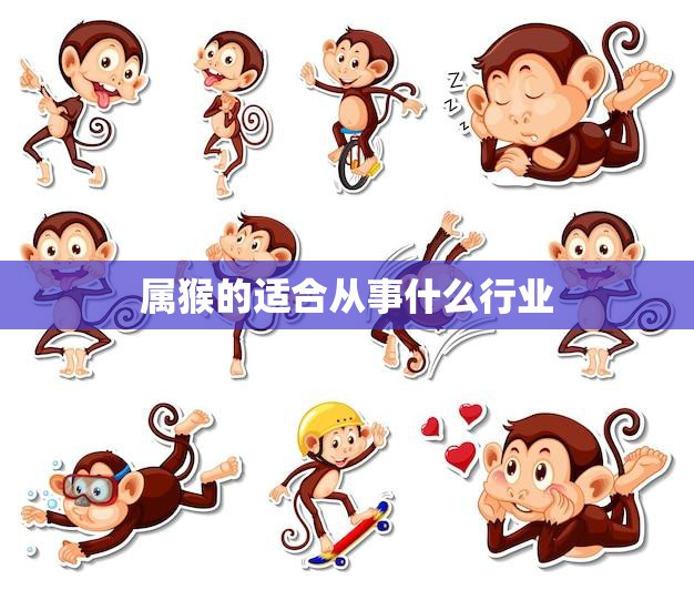 属猴的适合从事什么行业(聪明灵活的猴子们适合哪些职业)