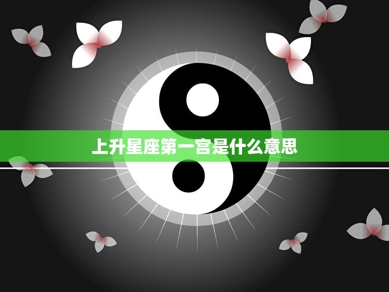 上升星座第一宫是什么意思(解析你的人生起点)