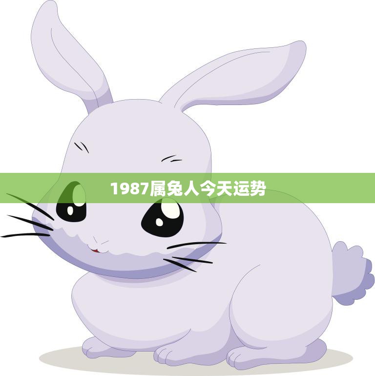 1987属兔人今天运势(好运连连财源滚滚)