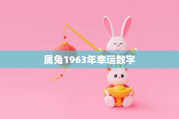 属兔1963年幸运数字(揭秘带来好运的数字是什么)