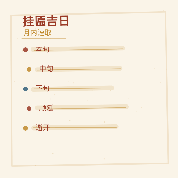 月内挂匾吉日速取三步